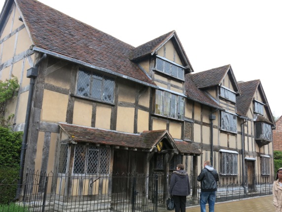 Shakespeare's home (front but not where people can enter)